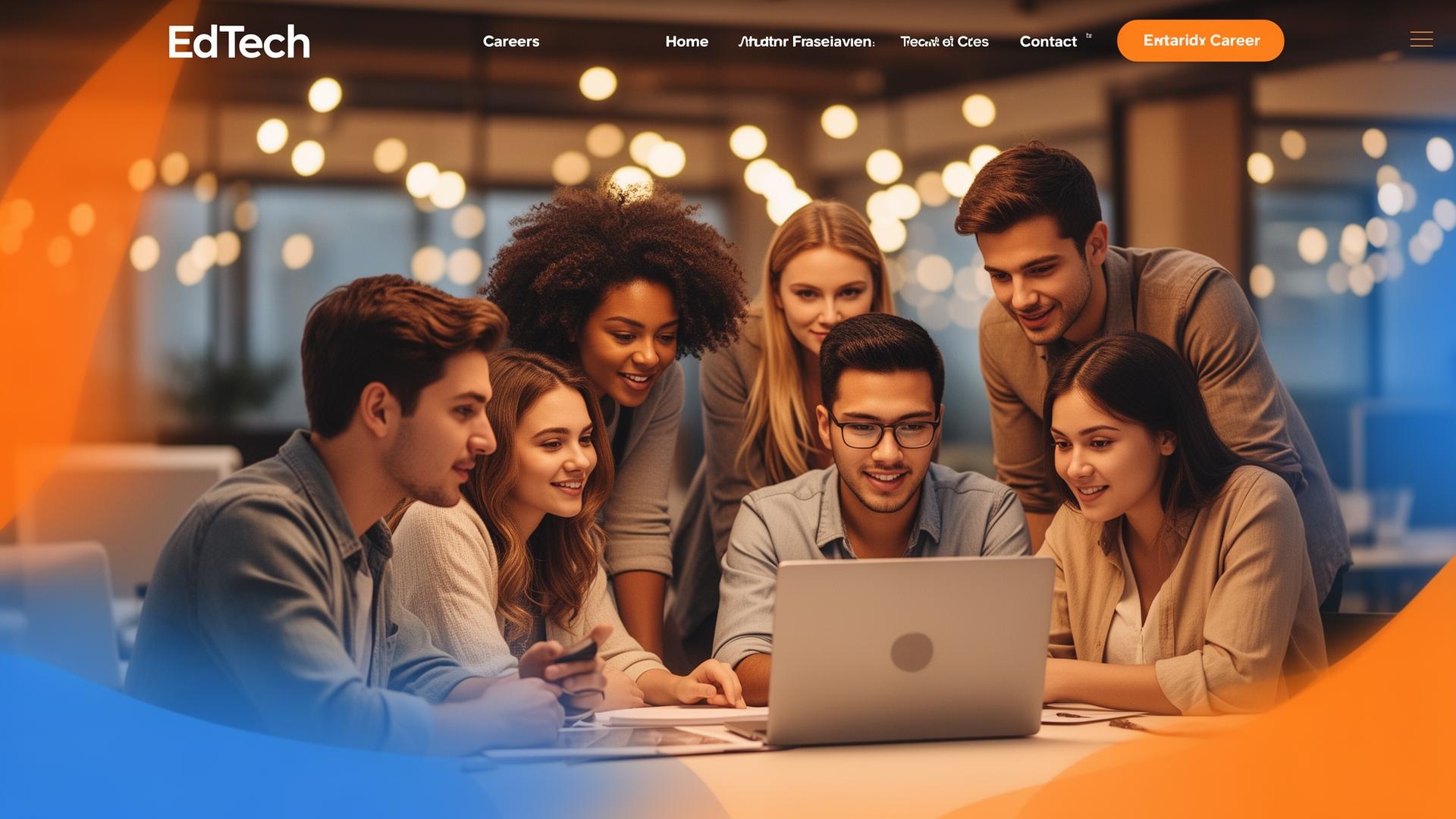 Team collaborating at EdEase